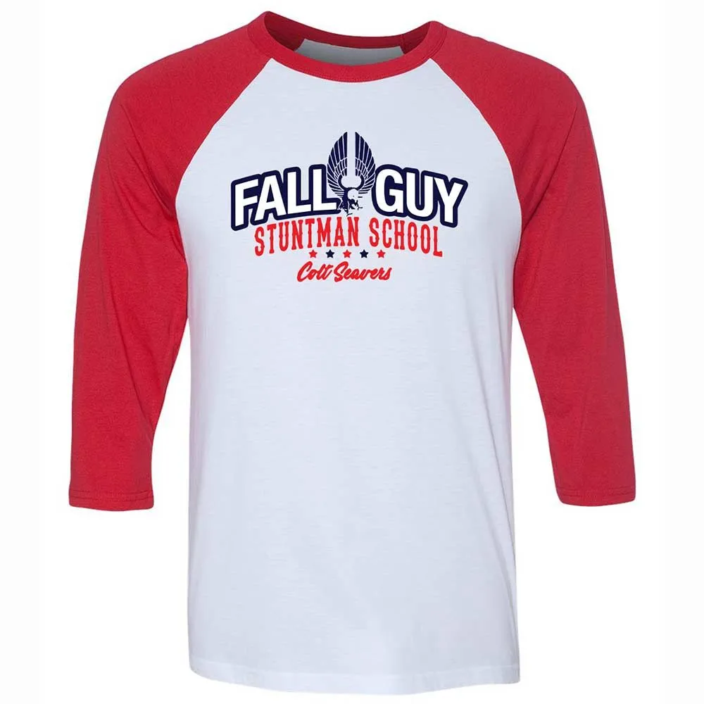 Unisex 3/4 Baseball Tee - N1XDYFEF - White/Red - 9