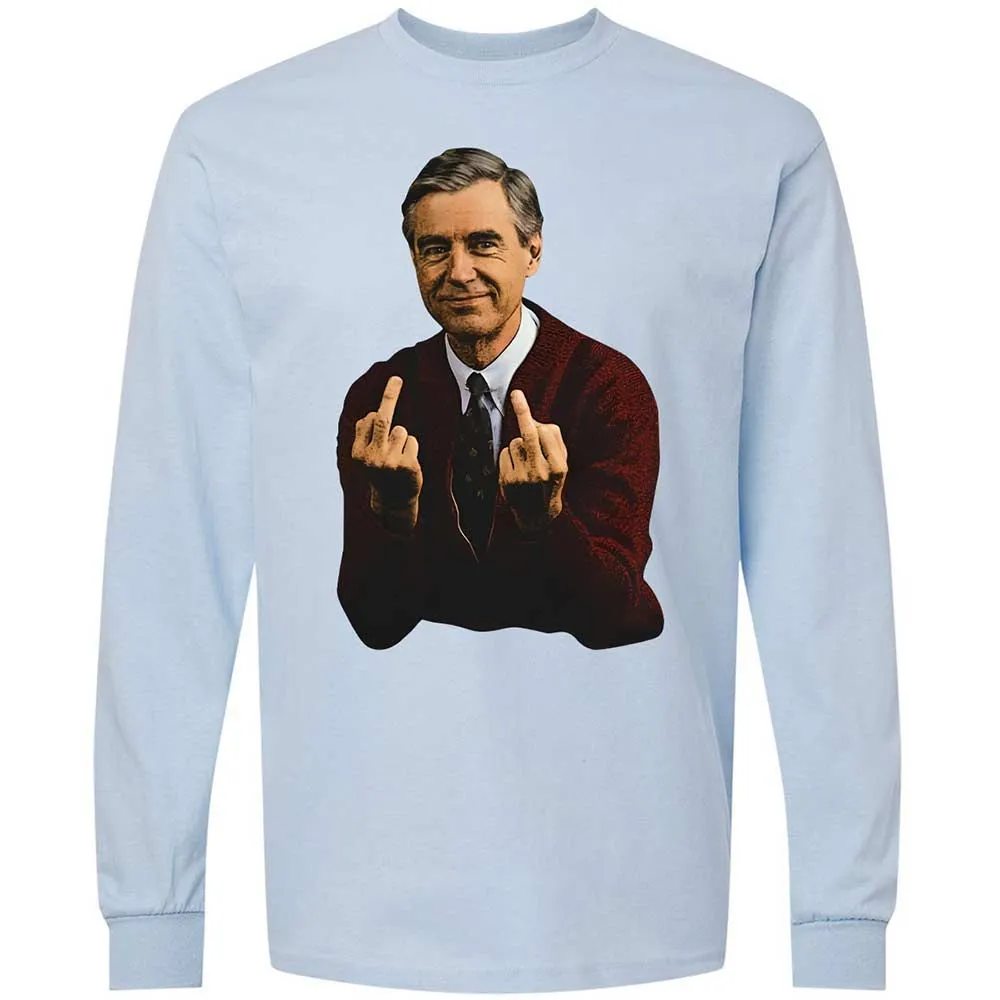 Long Sleeve T-Shirt - BD58P9Y7 - Light Blue - 4