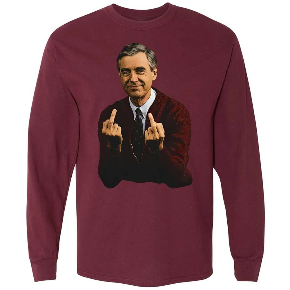 Long Sleeve T-Shirt - BD58P9Y7 - Maroon - 16