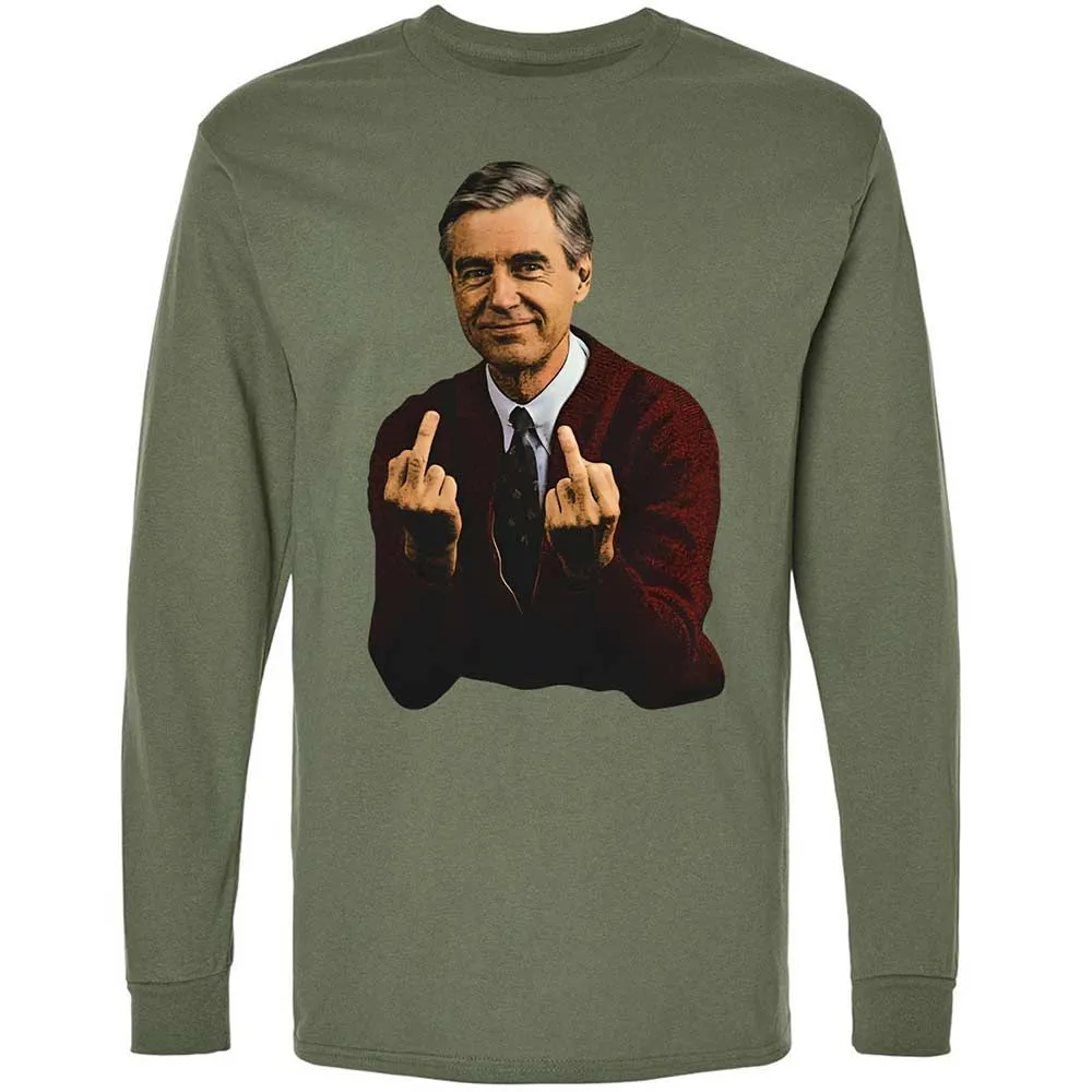 Long Sleeve T-Shirt - BD58P9Y7 - Military Green - 19