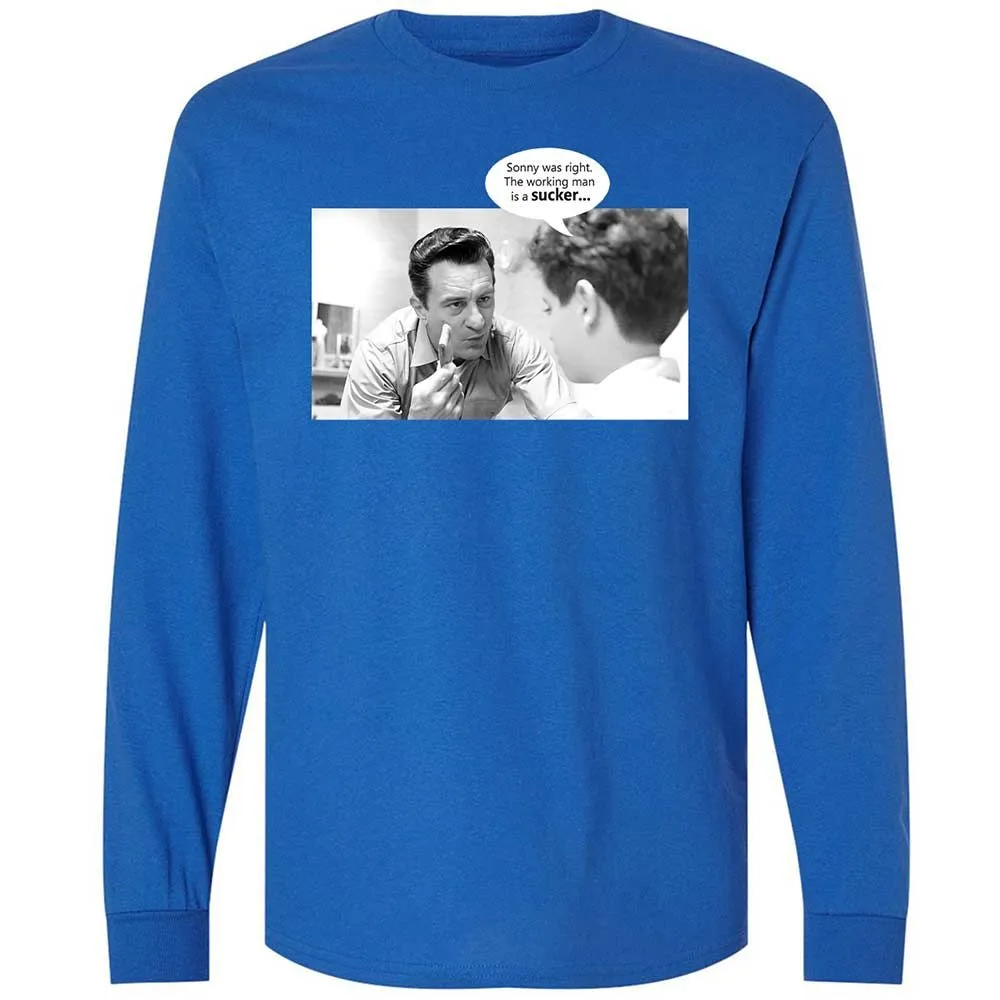 Long Sleeve T-Shirt - YGGLE5KP - Royal - 3