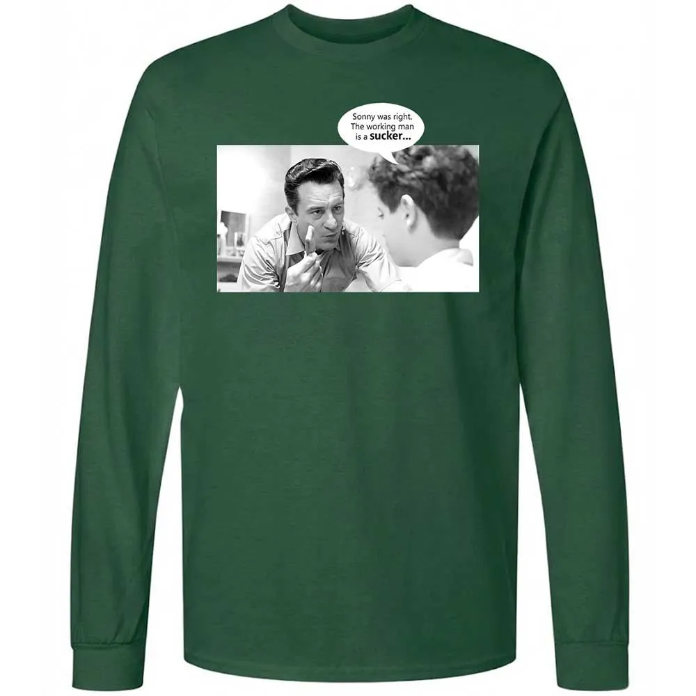 Long Sleeve T-Shirt - YGGLE5KP - Forest Green - 4