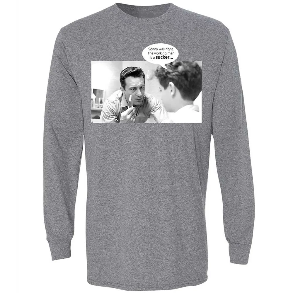 Long Sleeve T-Shirt - YGGLE5KP - Graphite Heather - 8