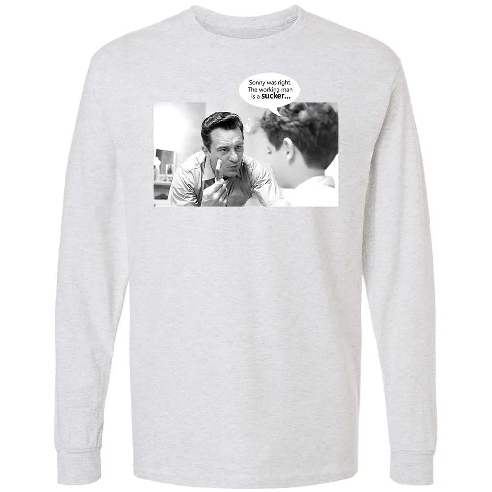 Long Sleeve T-Shirt - YGGLE5KP - Ash - 14