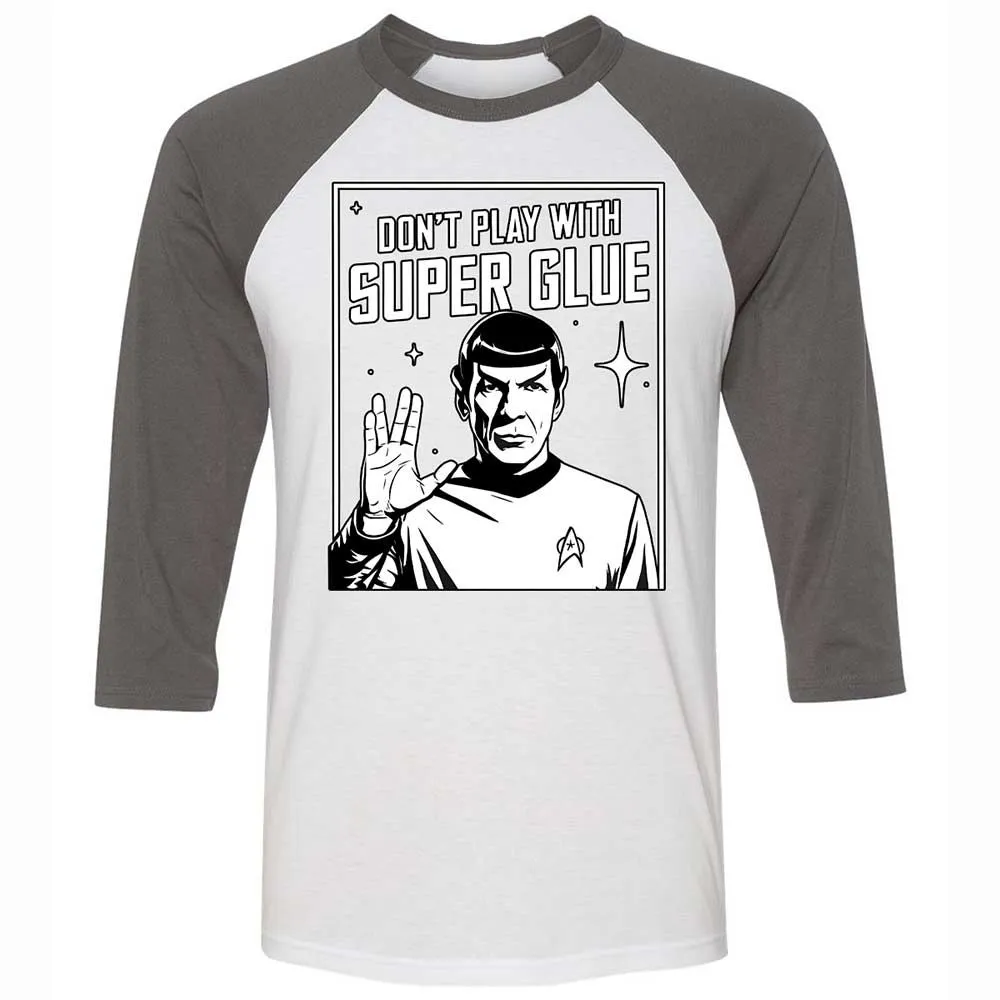 Unisex 3/4 Baseball Tee - BQHC8QQZ - White/Asphalt - 2