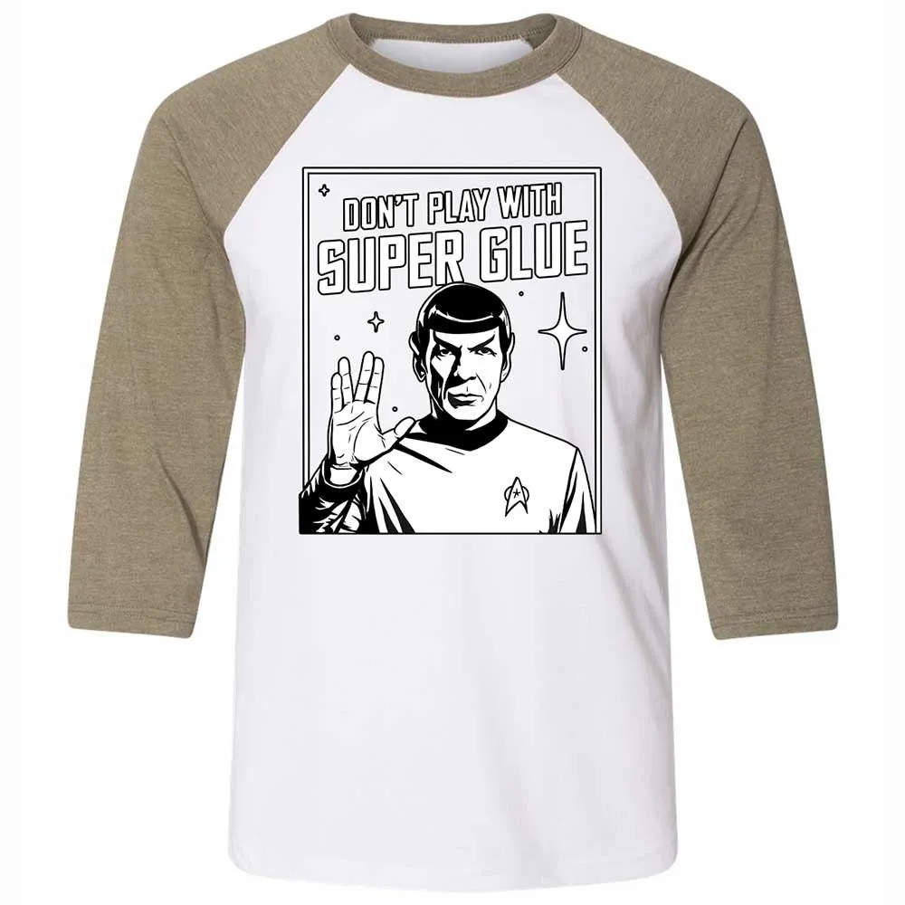 Unisex 3/4 Baseball Tee - BQHC8QQZ - White/Heather Olive - 4
