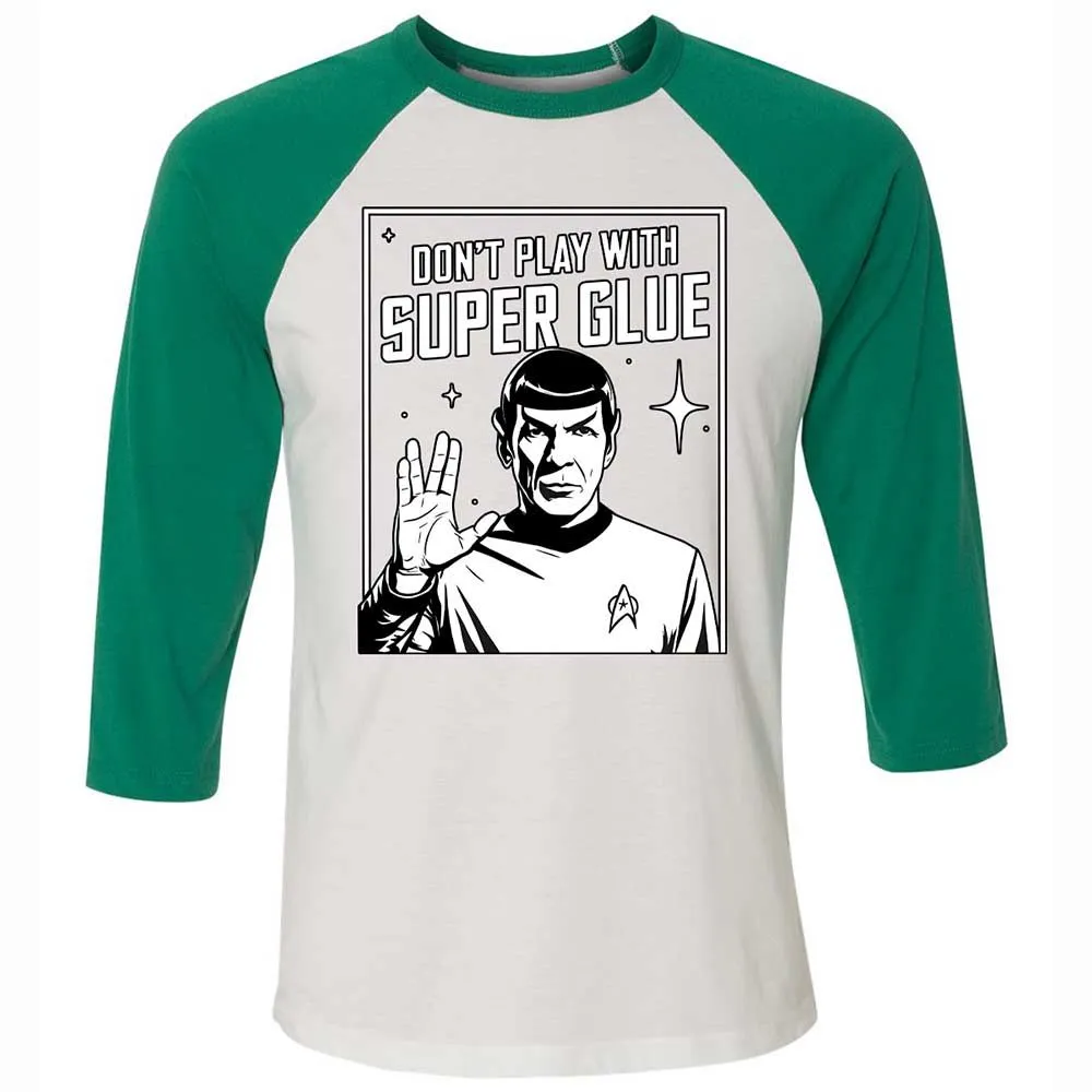 Unisex 3/4 Baseball Tee - BQHC8QQZ - White/Kelly - 6