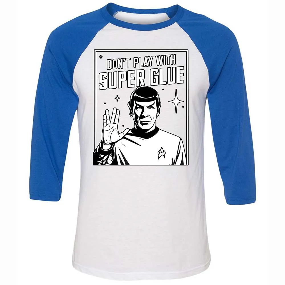 Unisex 3/4 Baseball Tee - BQHC8QQZ - White/True Royal - 10
