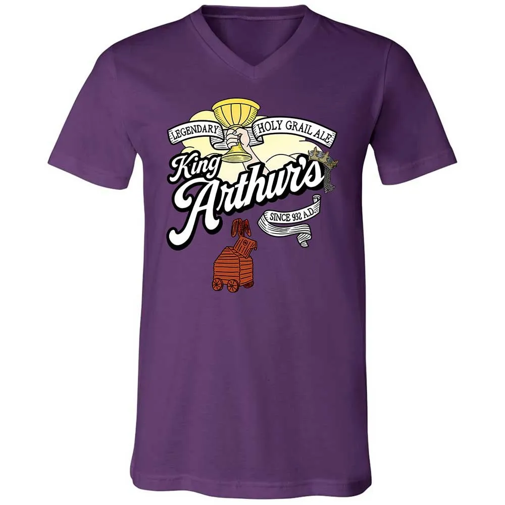 Unisex V-Neck T-Shirt - L9RJ9SG1 - Team Purple - 10