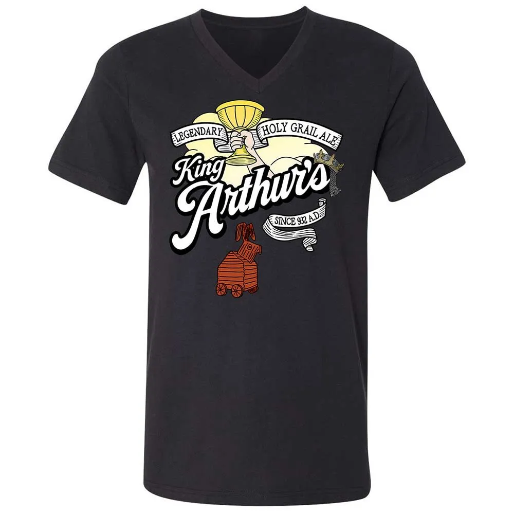 Unisex V-Neck T-Shirt - L9RJ9SG1 - Black - 11