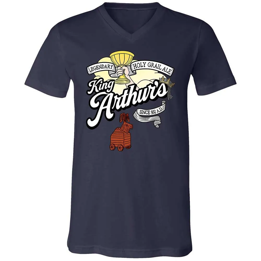 Unisex V-Neck T-Shirt - L9RJ9SG1 - Navy - 12