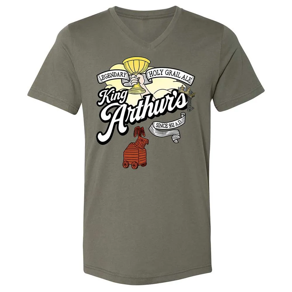 Unisex V-Neck T-Shirt - L9RJ9SG1 - Military Green - 15