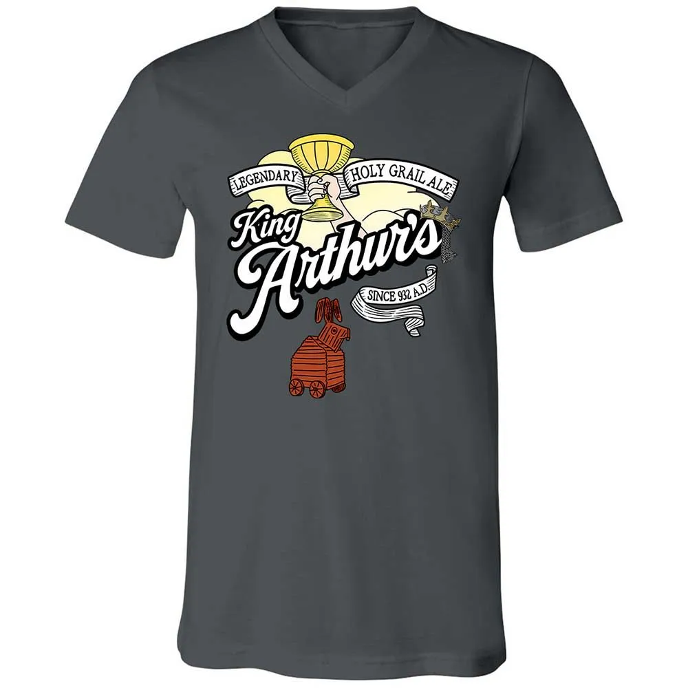 Unisex V-Neck T-Shirt - L9RJ9SG1 - Asphalt - 16