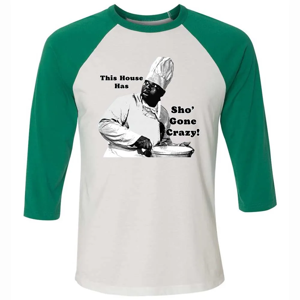 Unisex 3/4 Baseball Tee - W4GHLUBT - White/Kelly - 6