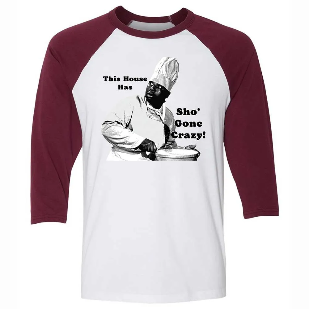Unisex 3/4 Baseball Tee - W4GHLUBT - White/Maroon - 7