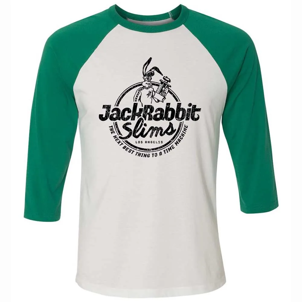 Unisex 3/4 Baseball Tee - 3NT1CXHC - White/Kelly - 6