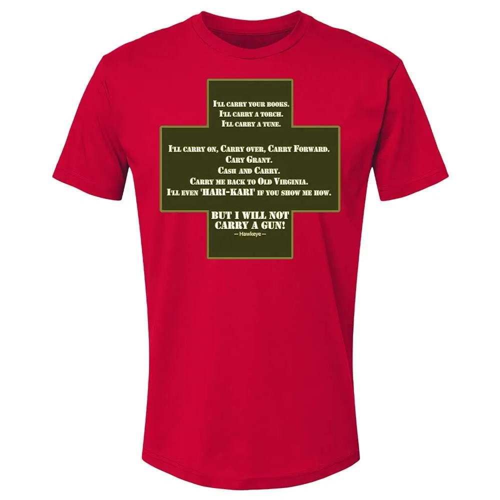 I Will Not Carry a Gun - Red - 7
