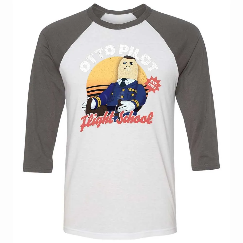 Unisex 3/4 Baseball Tee - WBYCPCYL - White/Asphalt - 2