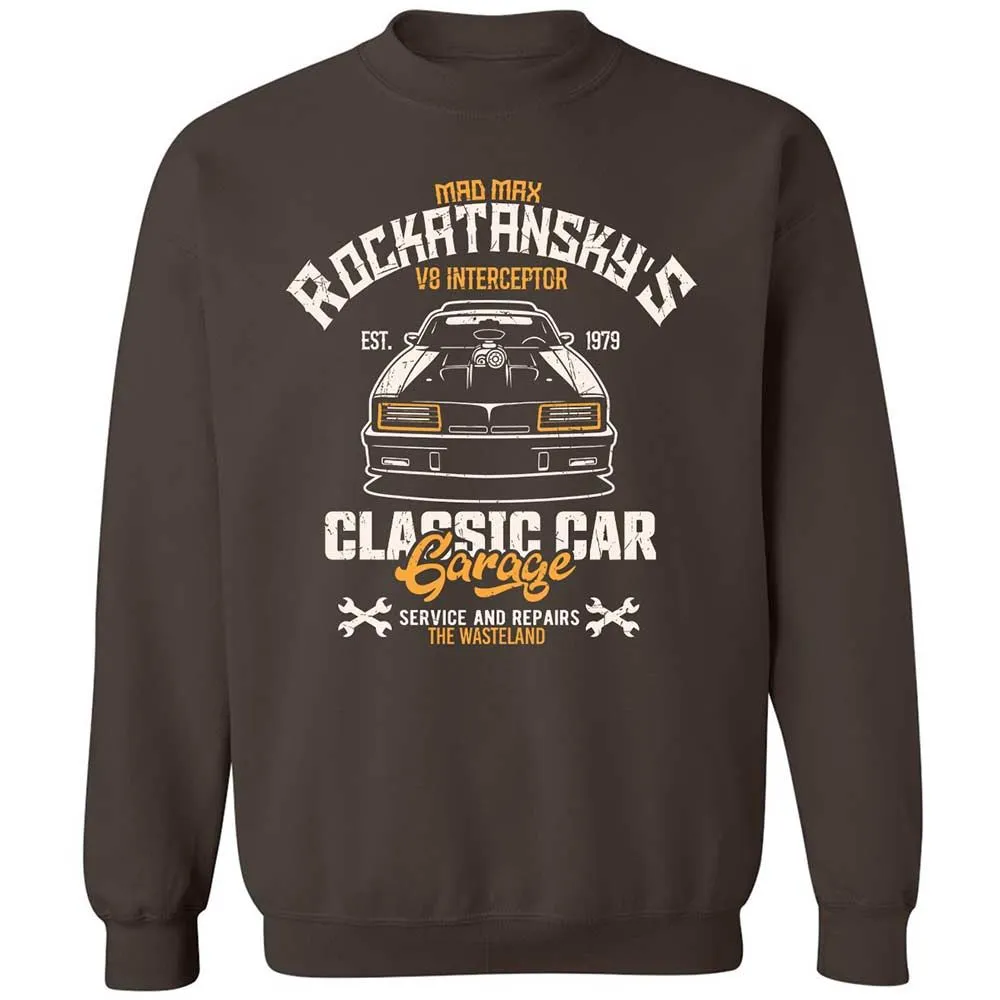 Classic Unisex Sweatshirt - LRQ6Q44V - Dark Chocolate - 4