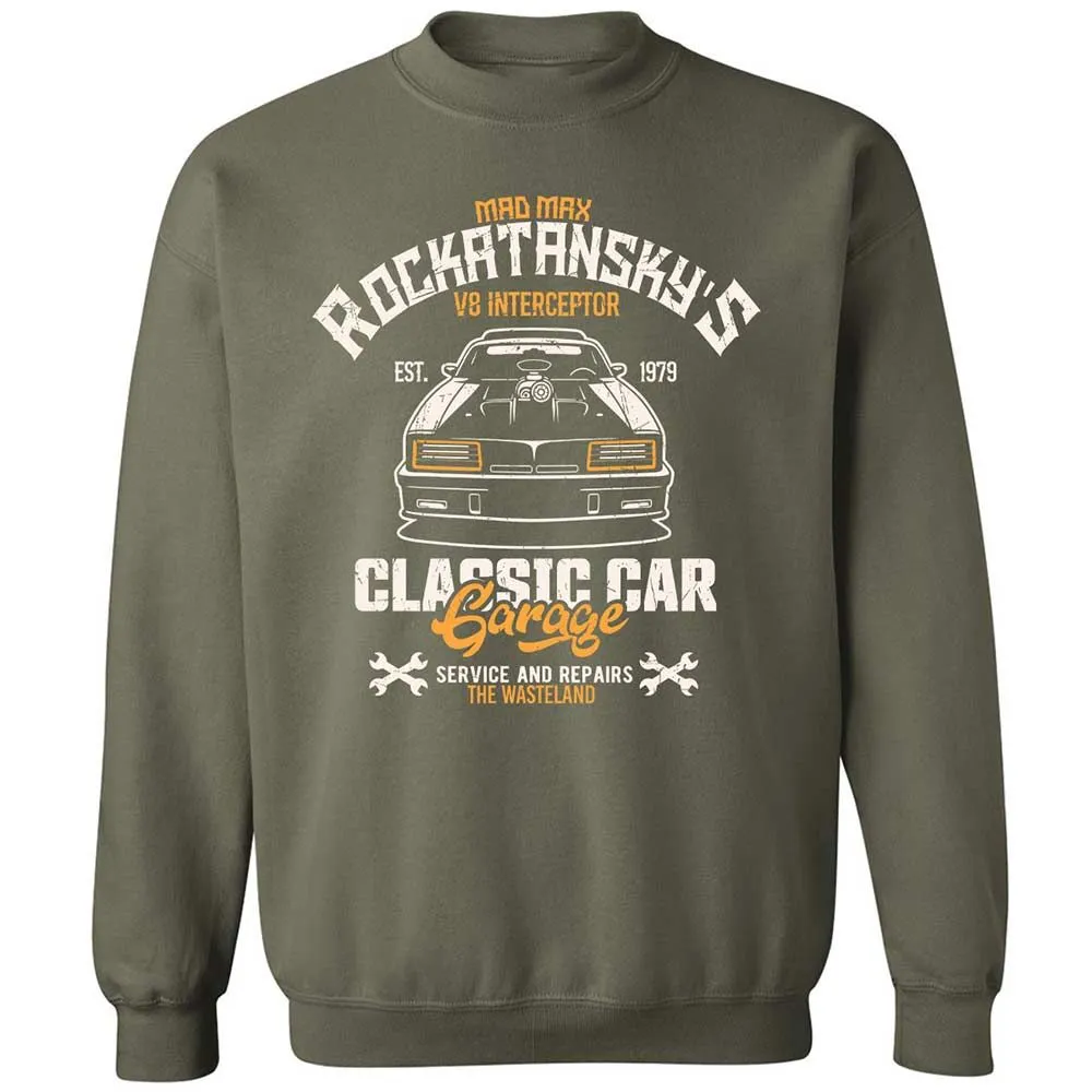 Classic Unisex Sweatshirt - LRQ6Q44V - Military Green - 9
