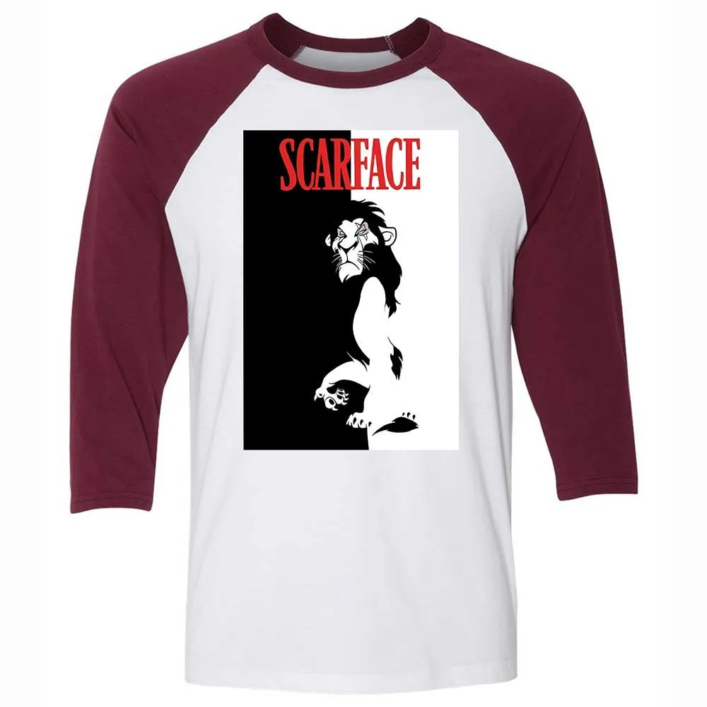 Scarface - White/Maroon - 7