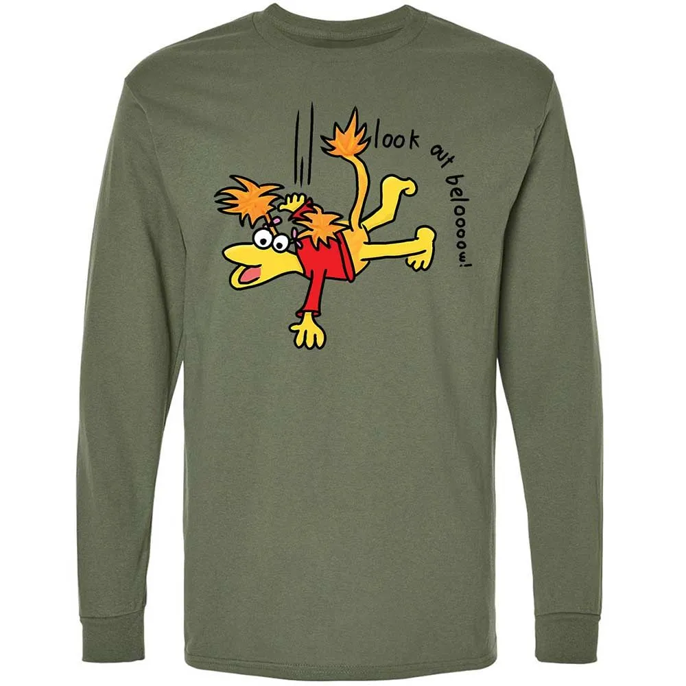 Long Sleeve T-Shirt - 3PC8X2QA - Military Green - 19