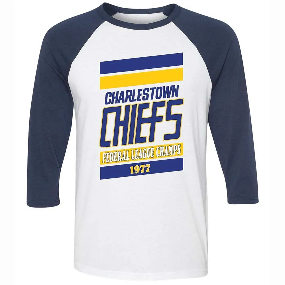 Unisex 3/4 Baseball Tee - JUFTQESK - White/Navy - 8