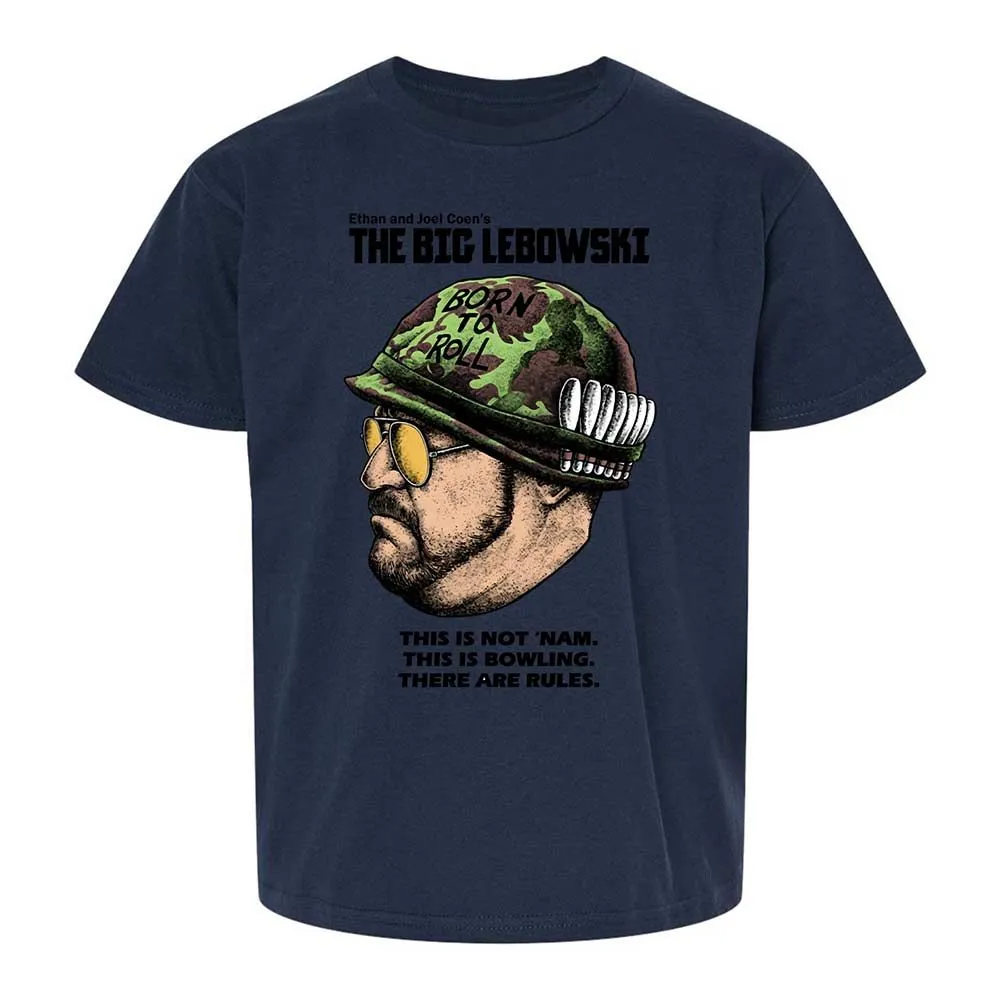Kids T-Shirt - White - Navy - 8