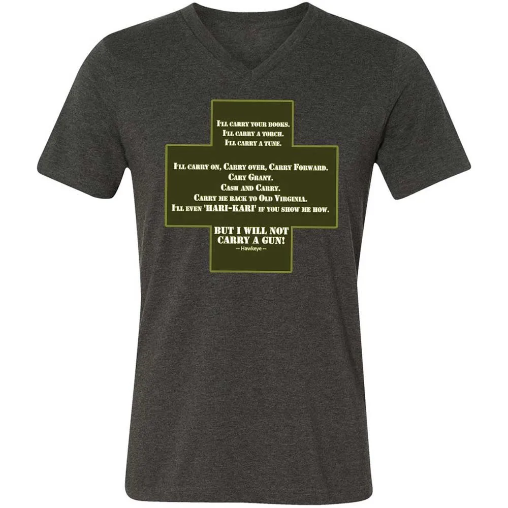 I Will Not Carry a Gun - Dark Grey Heather - 8