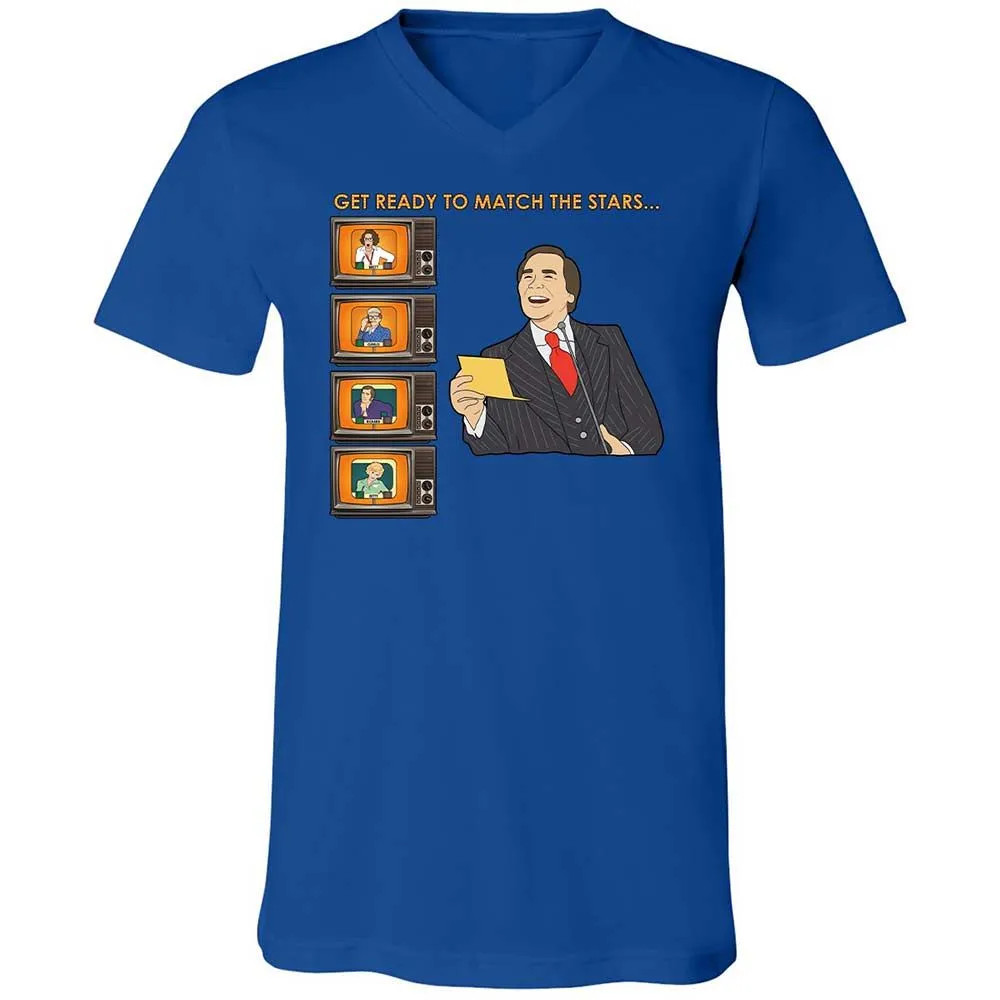Unisex V-Neck T-Shirt - 2JUL9VCJ - True Royal - 4