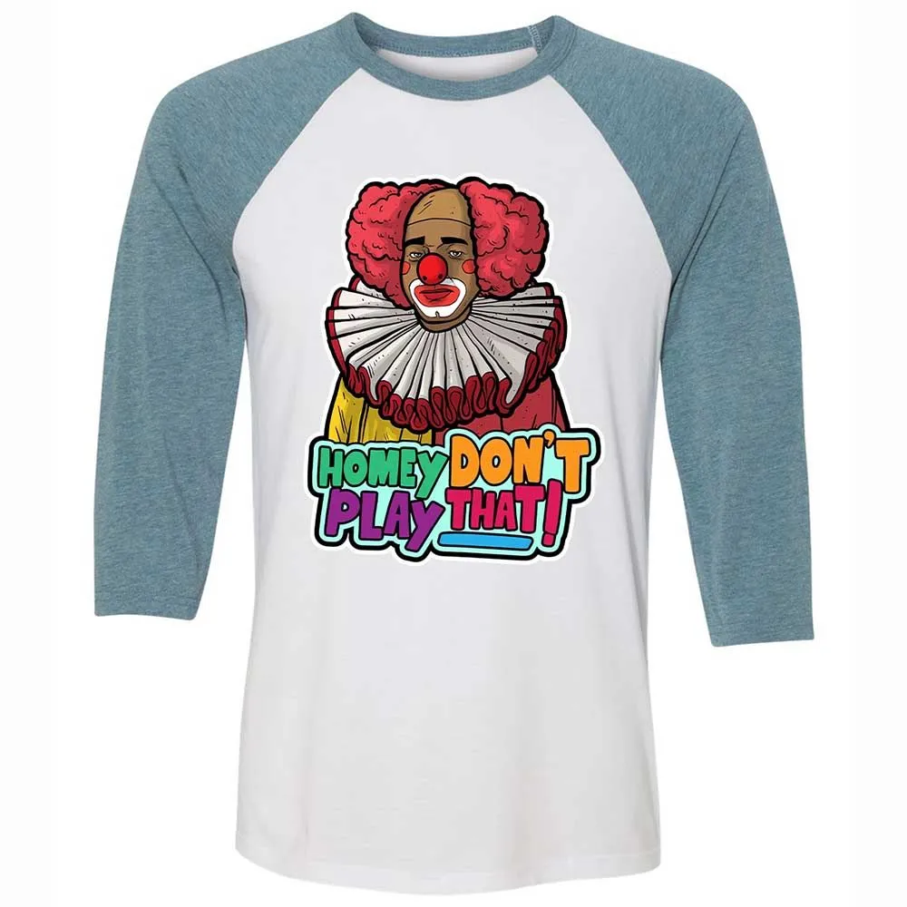 Homey Don't Play That - White/Denim - 3