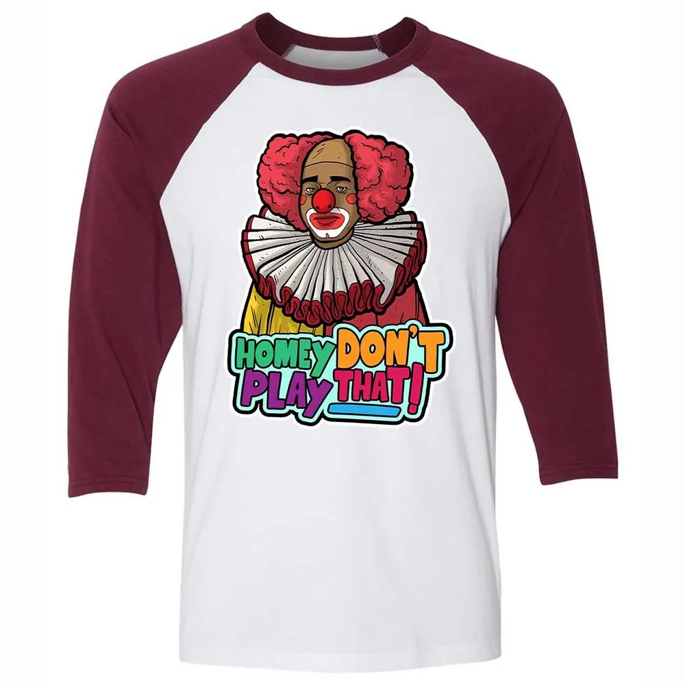 Homey Don't Play That - White/Maroon - 7