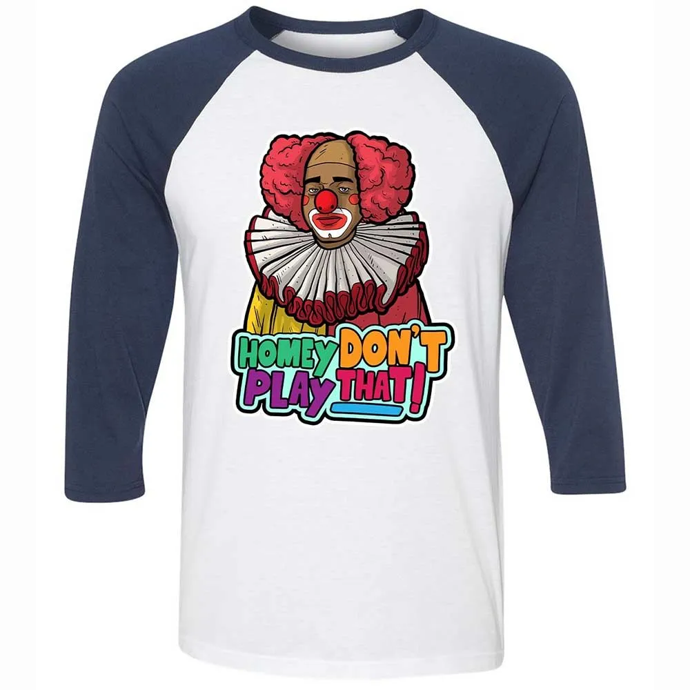 Homey Don't Play That - White/Navy - 8