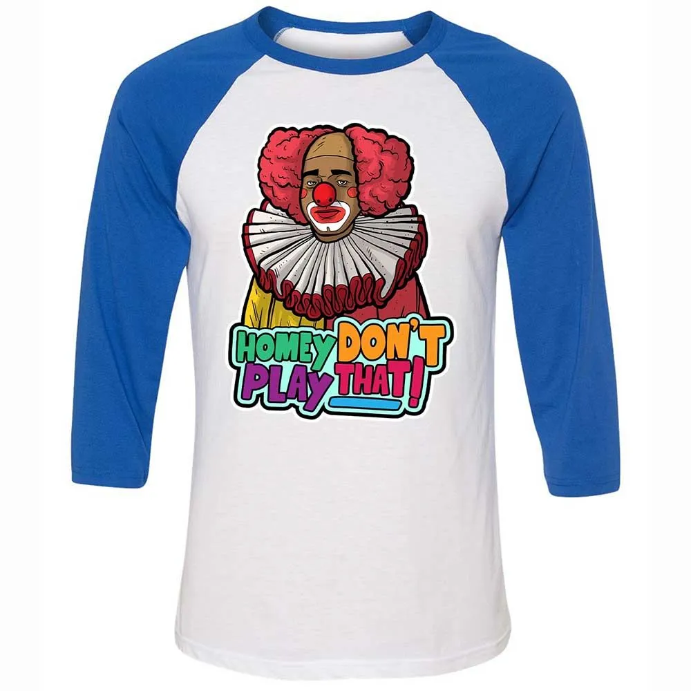 Homey Don't Play That - White/True Royal - 10