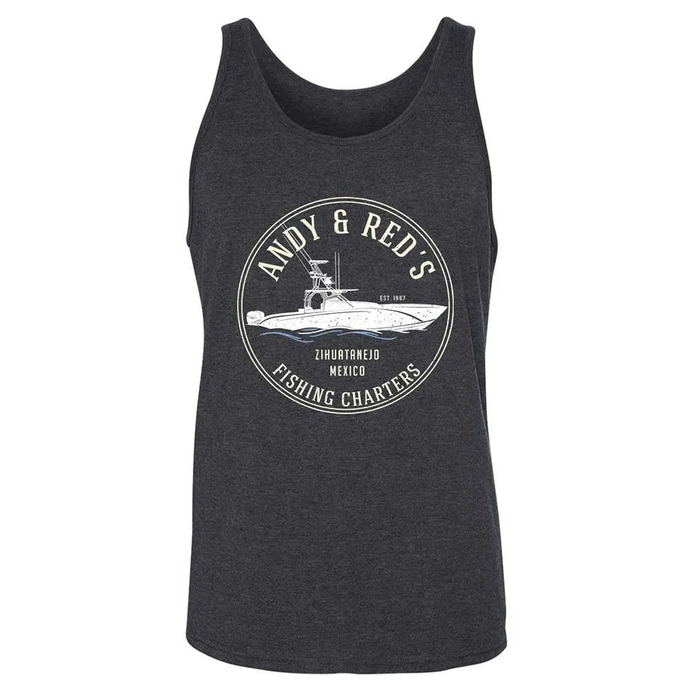 Unisex Jersey Tank - AJEV74MR - Dark Grey Heather - 5