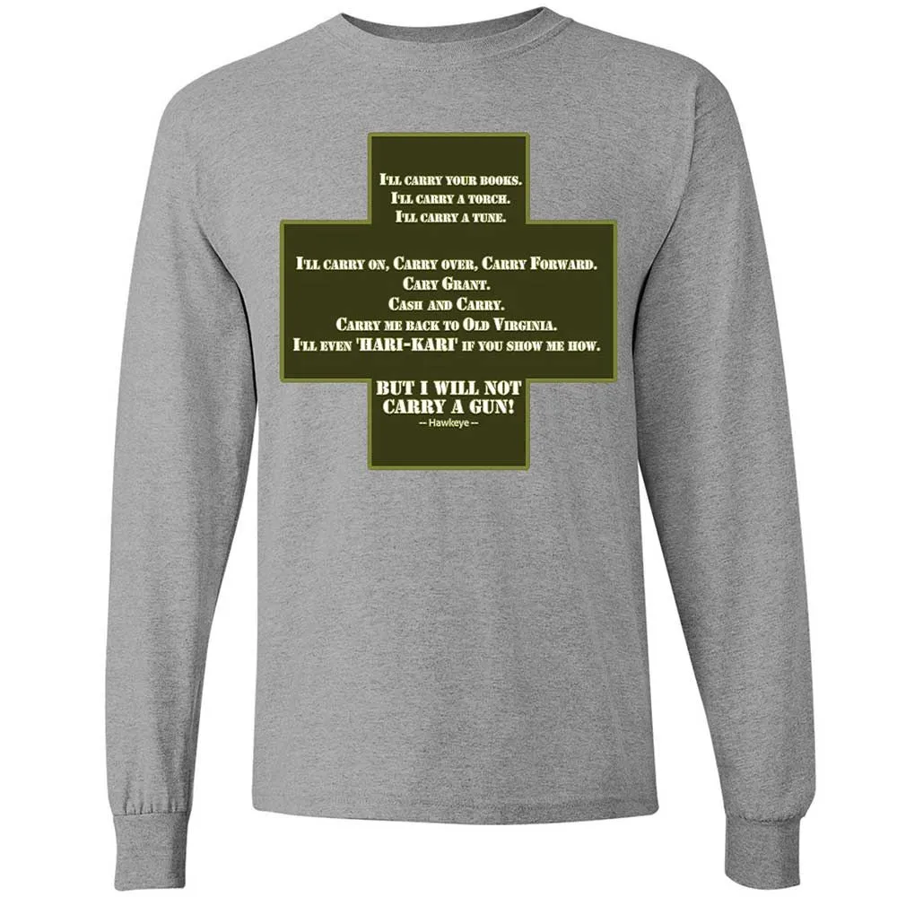I Will Not Carry a Gun - Sport Grey - 3