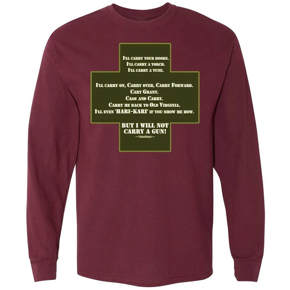 I Will Not Carry a Gun - Maroon - 16