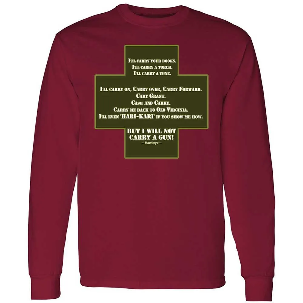 I Will Not Carry a Gun - Cardinal Red - 17