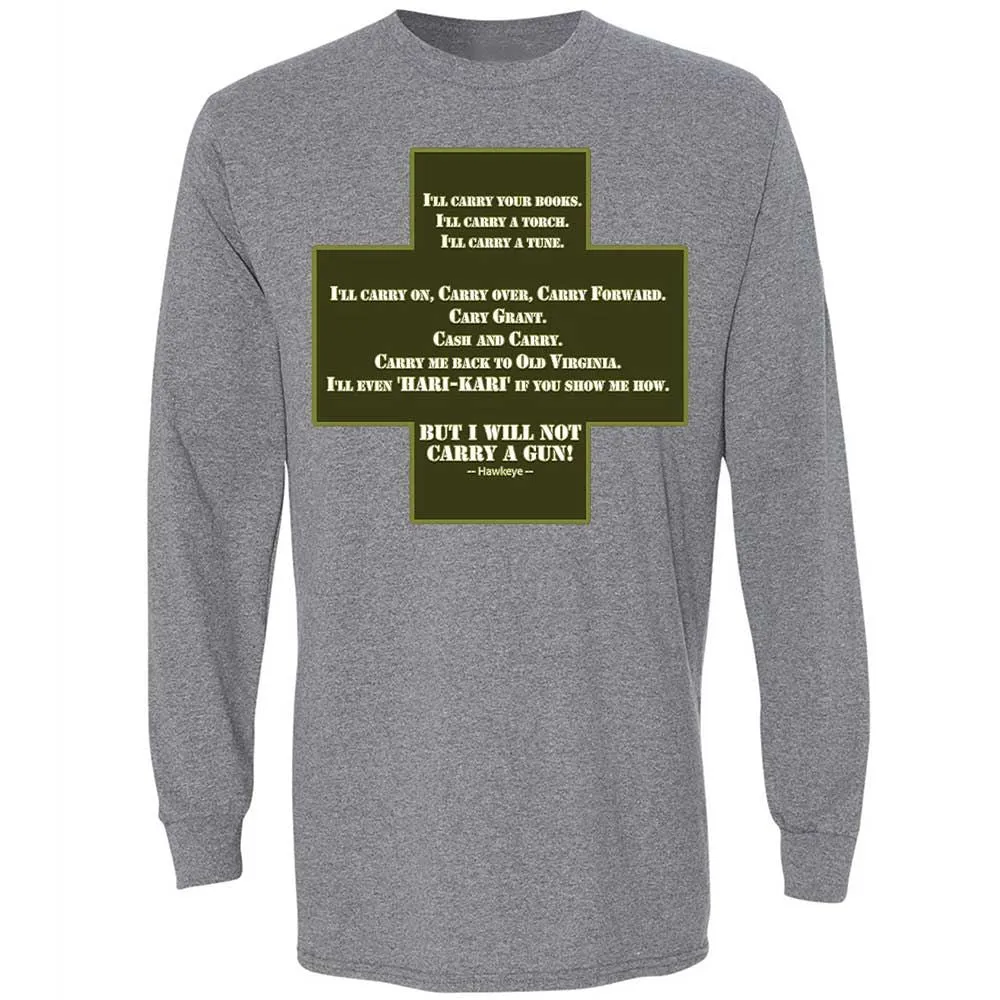 I Will Not Carry a Gun - Graphite Heather - 18