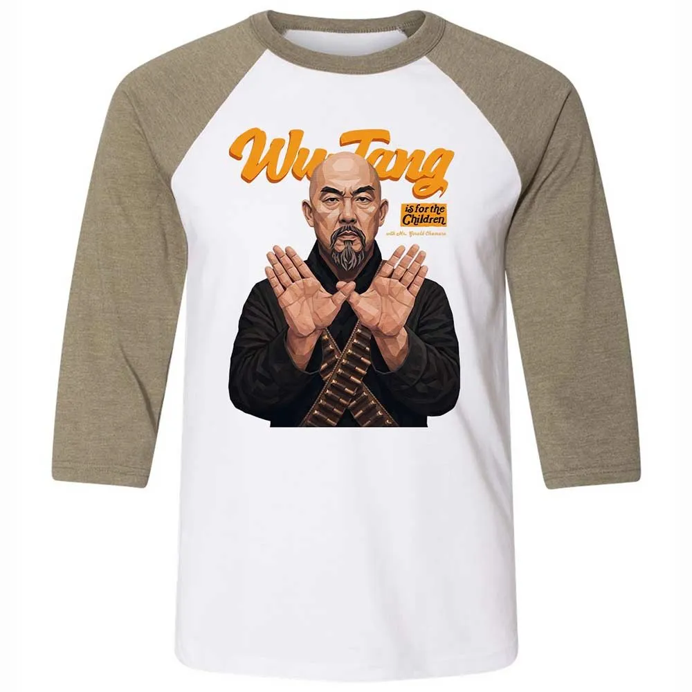 Unisex 3/4 Baseball Tee - P9QXT1XZ - White/Heather Olive - 4