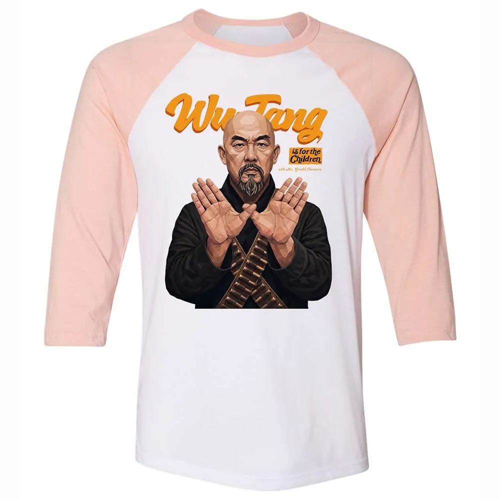 Unisex 3/4 Baseball Tee - P9QXT1XZ - White/Heather Peach - 5