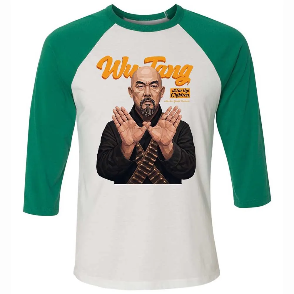 Unisex 3/4 Baseball Tee - P9QXT1XZ - White/Kelly - 6