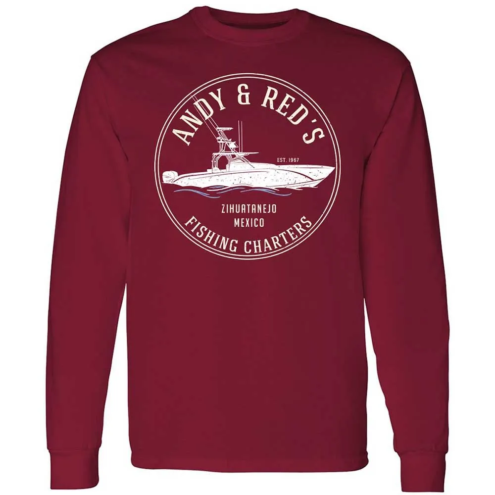 Long Sleeve T-Shirt - E1HF4GDP - Cardinal Red - 7