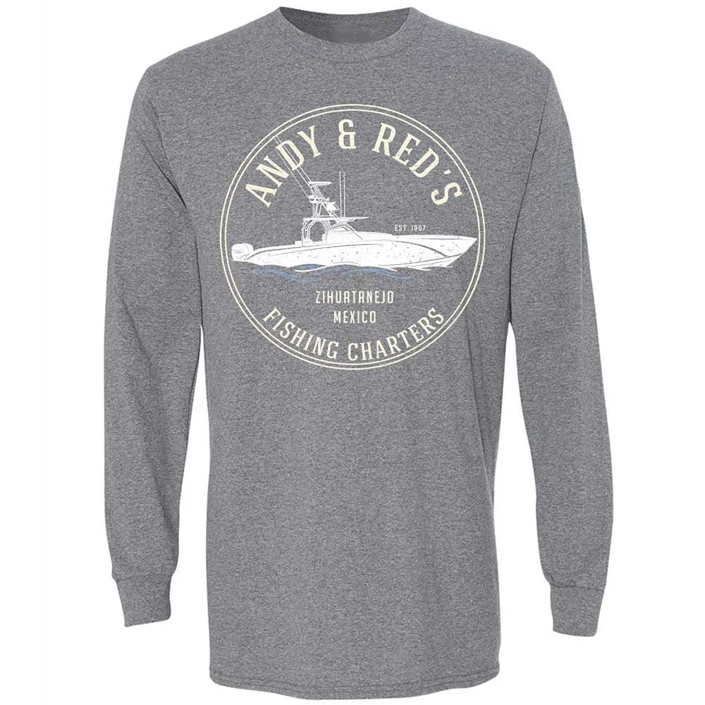 Long Sleeve T-Shirt - E1HF4GDP - Graphite Heather - 8