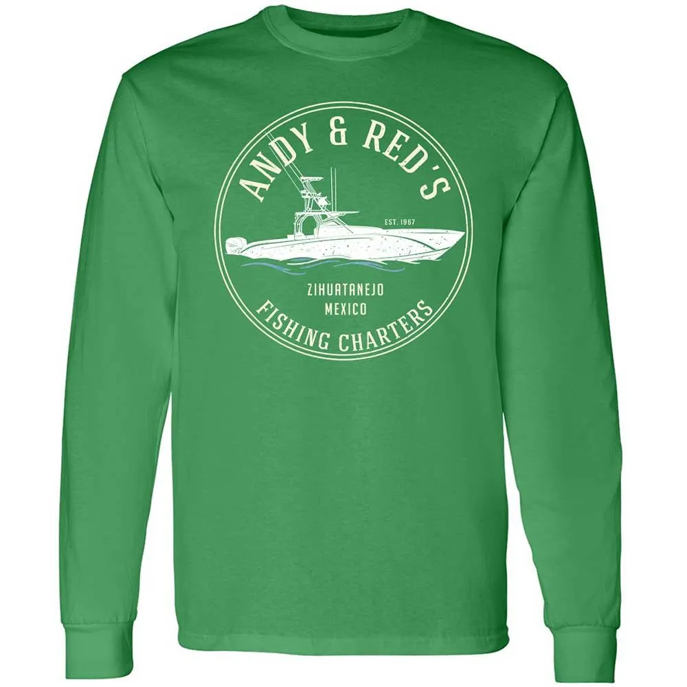 Long Sleeve T-Shirt - E1HF4GDP - Irish Green - 10