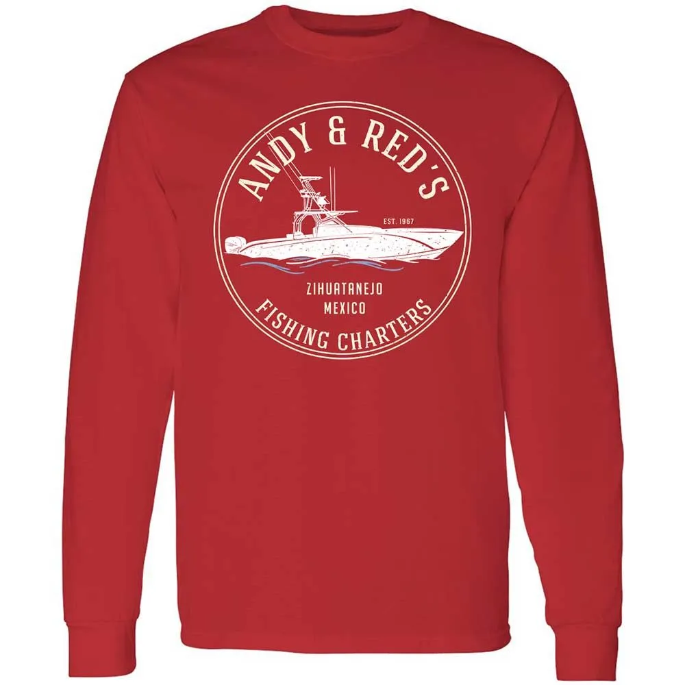 Long Sleeve T-Shirt - E1HF4GDP - Red - 11