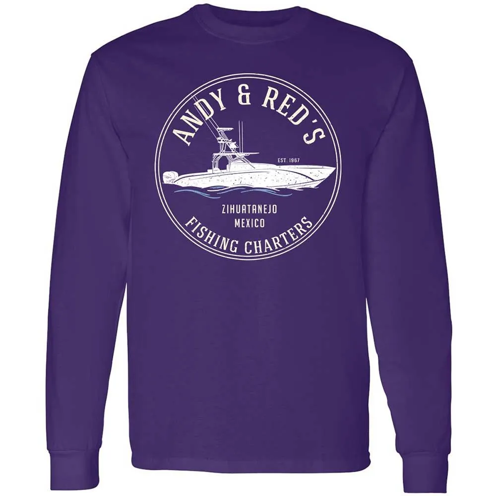 Long Sleeve T-Shirt - E1HF4GDP - Purple - 12