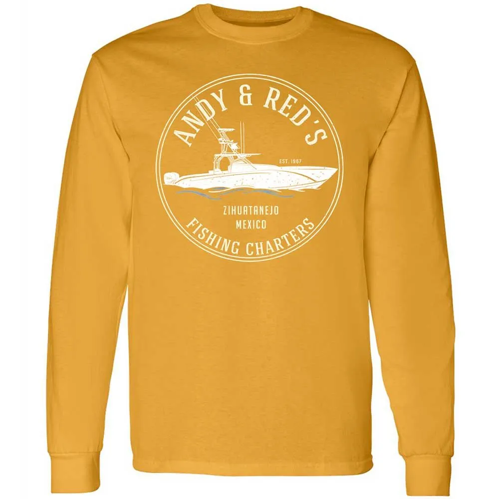 Long Sleeve T-Shirt - E1HF4GDP - Gold - 13