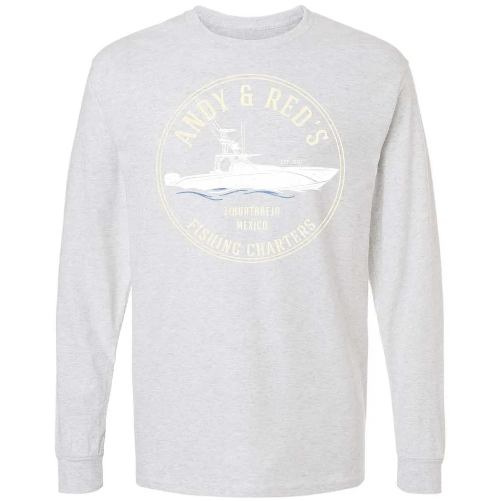 Long Sleeve T-Shirt - E1HF4GDP - Ash - 14