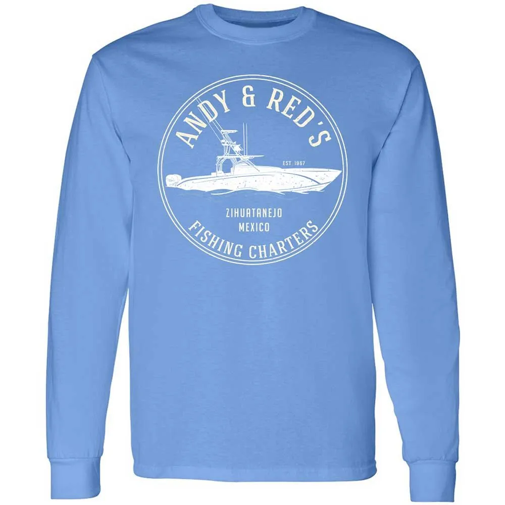 Long Sleeve T-Shirt - E1HF4GDP - Carolina Blue - 15